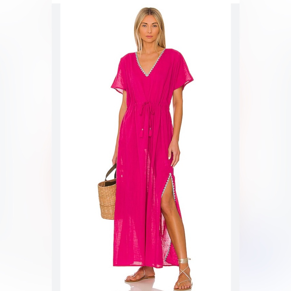Michael Stars Mila Caftan in Magenta pink xs